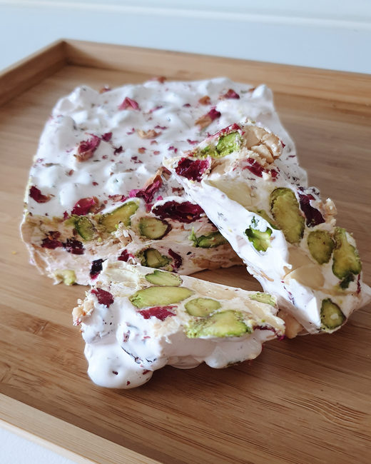 receta-Turrón-duro-almendras-pistachos-arandanos-thermomix-varomafest