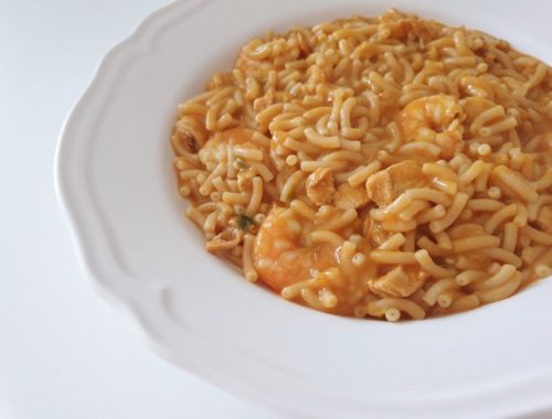 fideua-langostino-pollo-thermomix