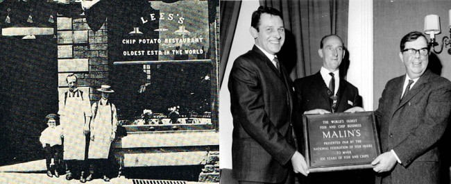 historia fish and chips lees y Malin