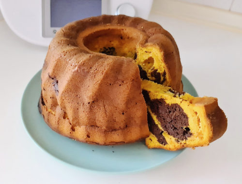 bizcocho calabaza y chocolate thermomix