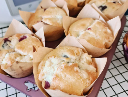 muffins starbucks thermomix arandanos