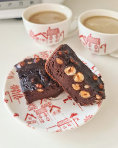 brownie calabacín y chocolate saludable thermomix