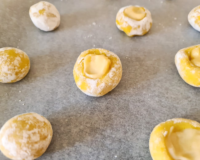 galletas de limón con lemon curd thermomix