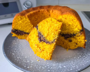 cómo hacer bizcocho de zanahoria y chocolate thermomix