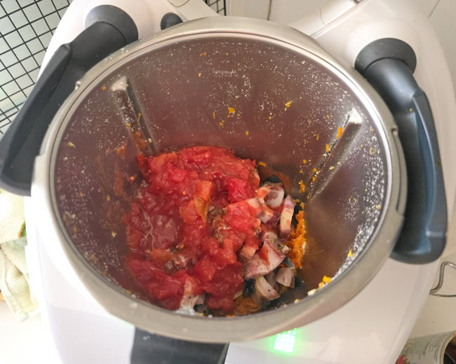ingredientes Pasta all'arrabbiata en Thermomix
