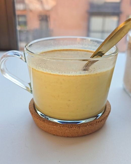 receta golden milk o leche dorada antiinflamatoria