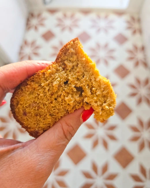 bizcocho sin azúcar blw naranja y avena