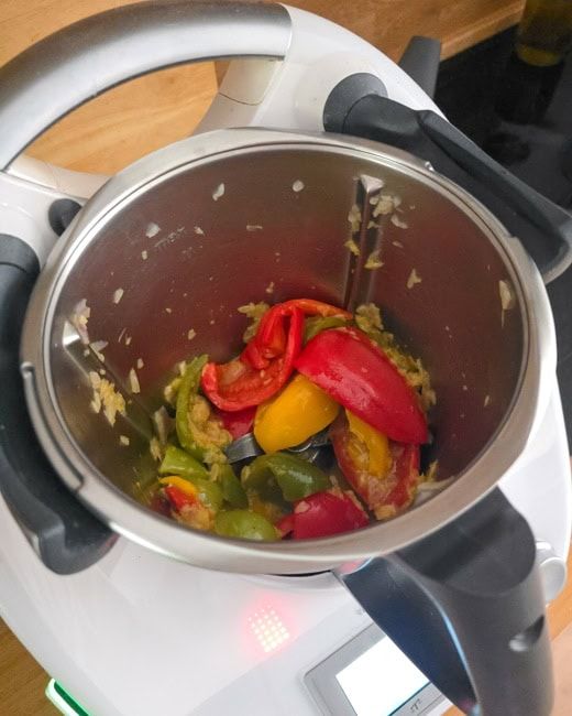 lasaña de verduras thermomix