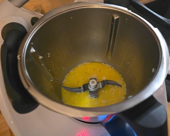 salsa para pasta con langostinos en thermomix
