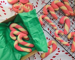 galletas de navidad de bastones para regalar
