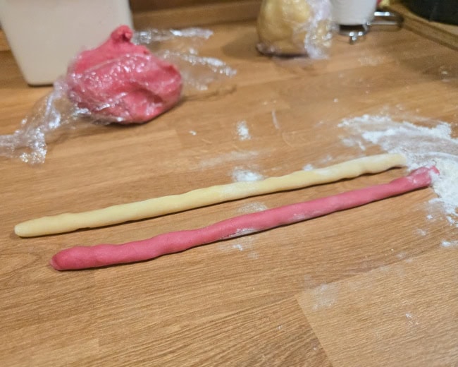 galletas navideñas de bastón paso a paso